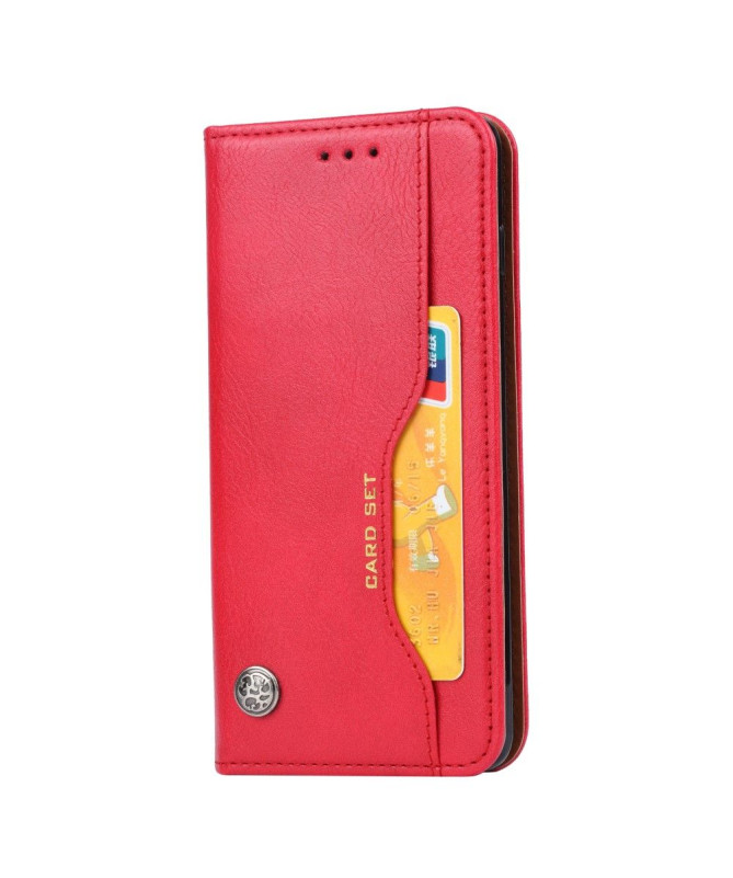 Samsung Galaxy S10 - Étui porte cartes cuir stand case