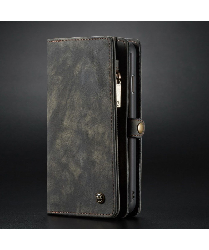 Samsung Galaxy S10 - Coque et étui portefeuille 2-en-1 - Noir