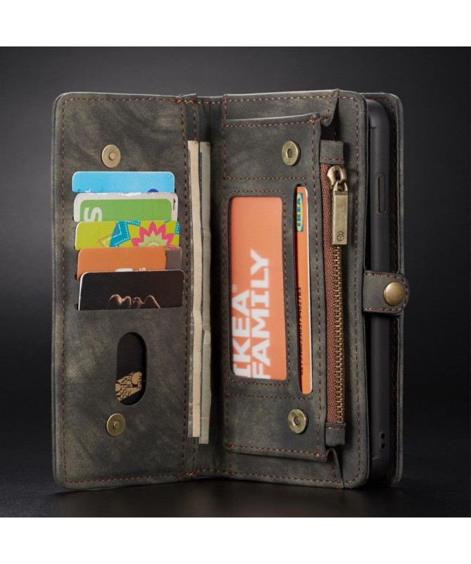 Samsung Galaxy S10 - Coque et étui portefeuille 2-en-1 - Noir