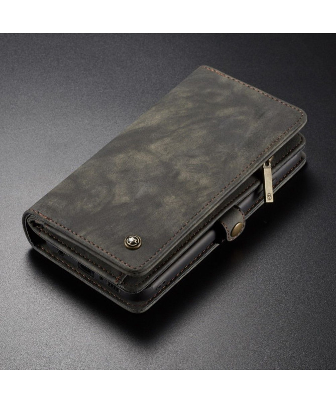 Samsung Galaxy S10 - Coque et étui portefeuille 2-en-1 - Noir