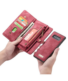 Samsung Galaxy S10 - Coque et étui portefeuille 2-en-1 - Rouge
