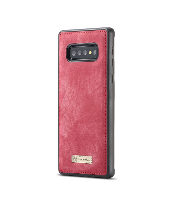 Samsung Galaxy S10 - Coque et étui portefeuille 2-en-1 - Rouge