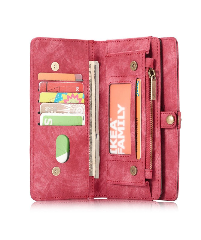 Samsung Galaxy S10 - Coque et étui portefeuille 2-en-1 - Rouge