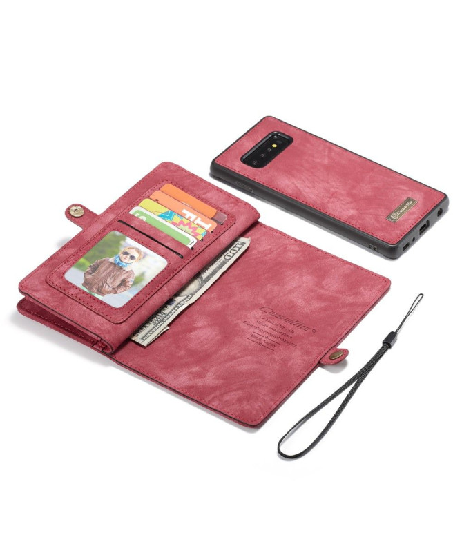 Samsung Galaxy S10 - Coque et étui portefeuille 2-en-1 - Rouge
