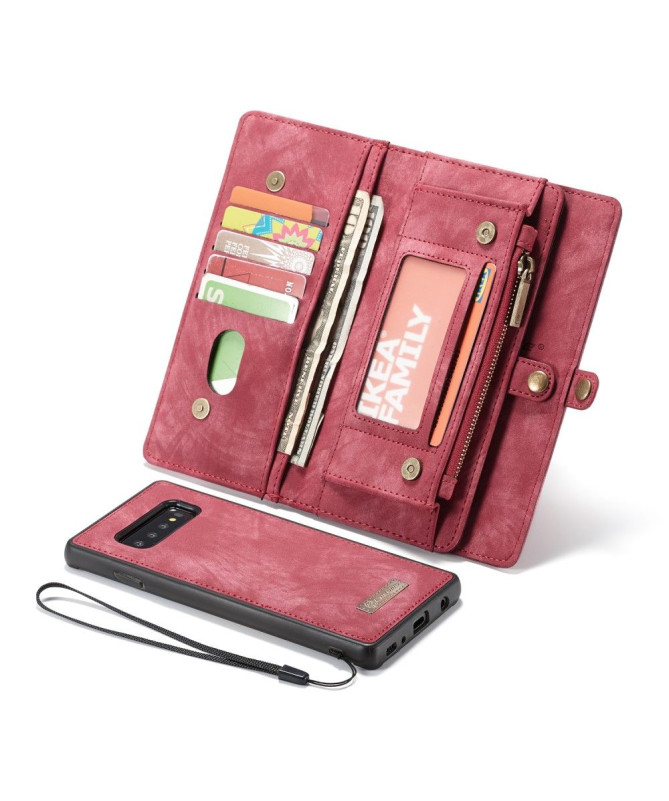 Samsung Galaxy S10 - Coque et étui portefeuille 2-en-1 - Rouge