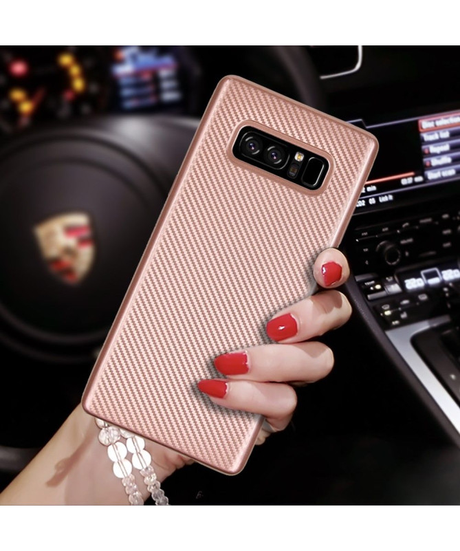 Samsung Galaxy S10 - Coque revêtement fibre de carbone