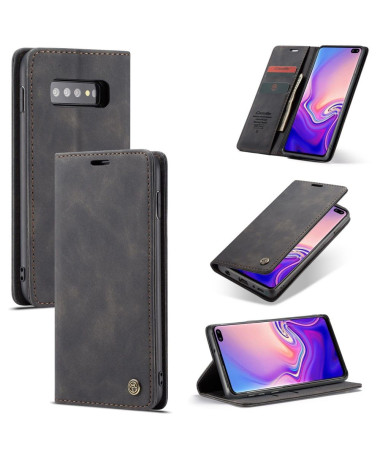 Samsung Galaxy S10 - Etui imitation cuir premium