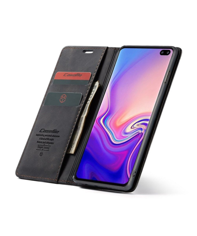 Samsung Galaxy S10 - Etui imitation cuir premium