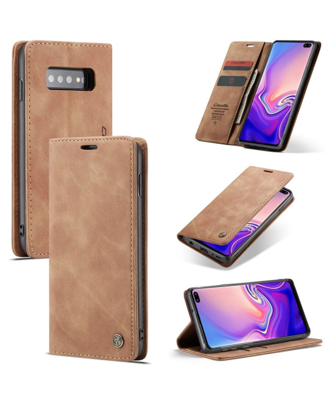 Samsung Galaxy S10 - Etui imitation cuir premium