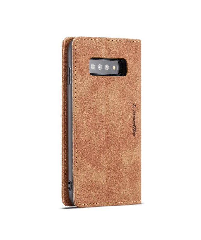 Samsung Galaxy S10 - Etui imitation cuir premium