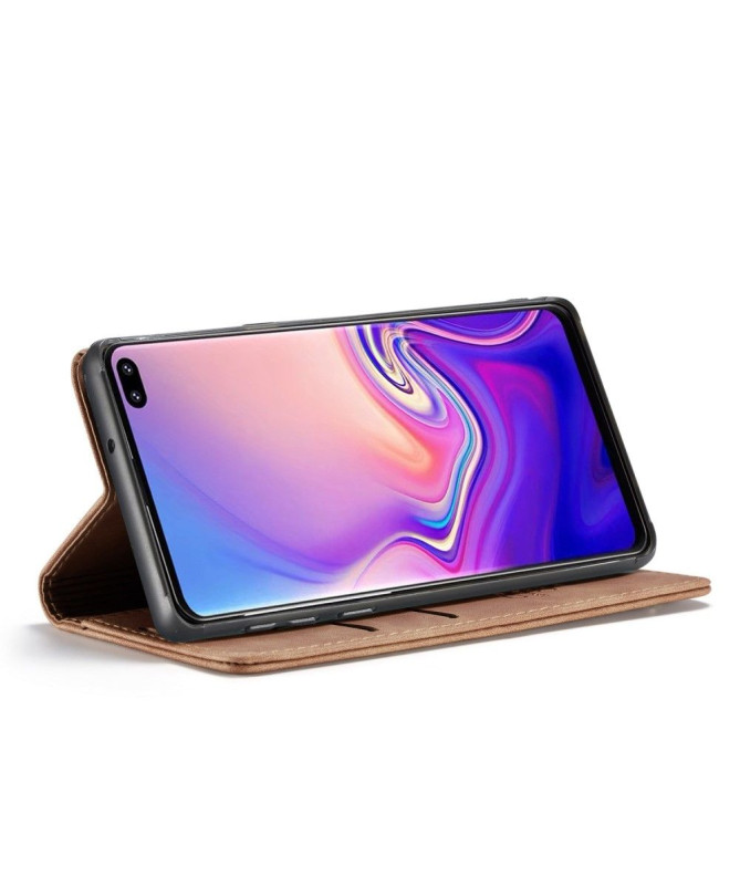 Samsung Galaxy S10 - Etui imitation cuir premium