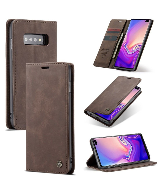 Samsung Galaxy S10 - Etui imitation cuir premium