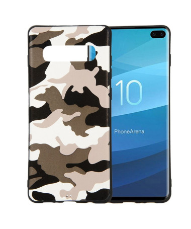 Samsung Galaxy S10 Plus - Coque gel camouflage militaire