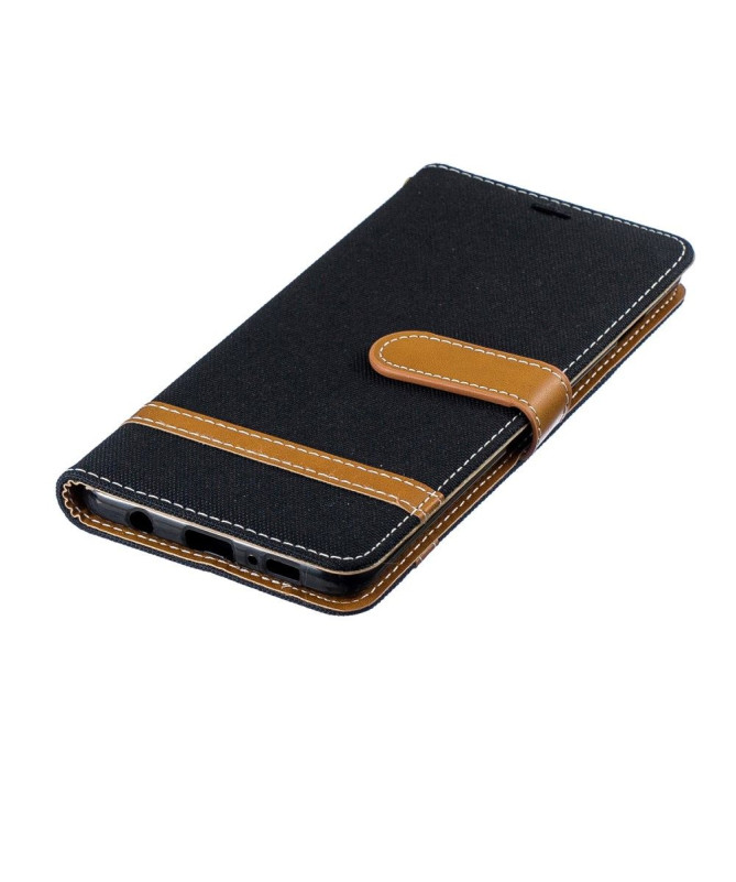 Samsung Galaxy S10 Plus - Housse revêtement tissu porte-cartes