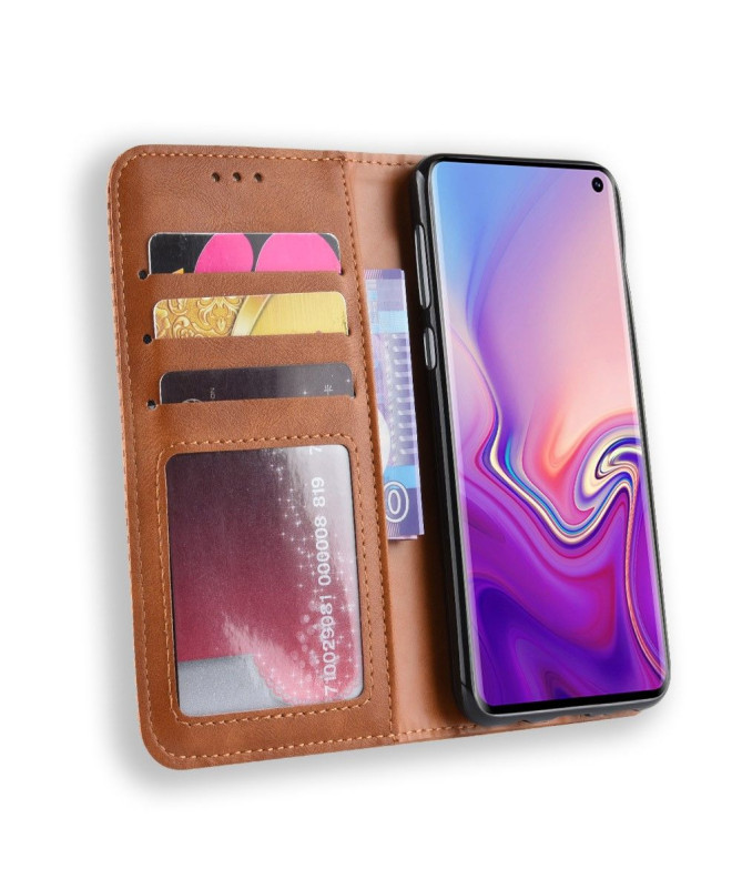 Samsung Galaxy S10e - Étui style cuir Le Cirénius