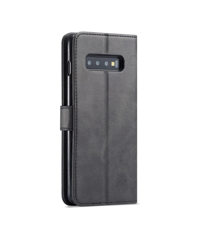 Samsung Galaxy S10 Plus - Etui en cuir style portefeuille