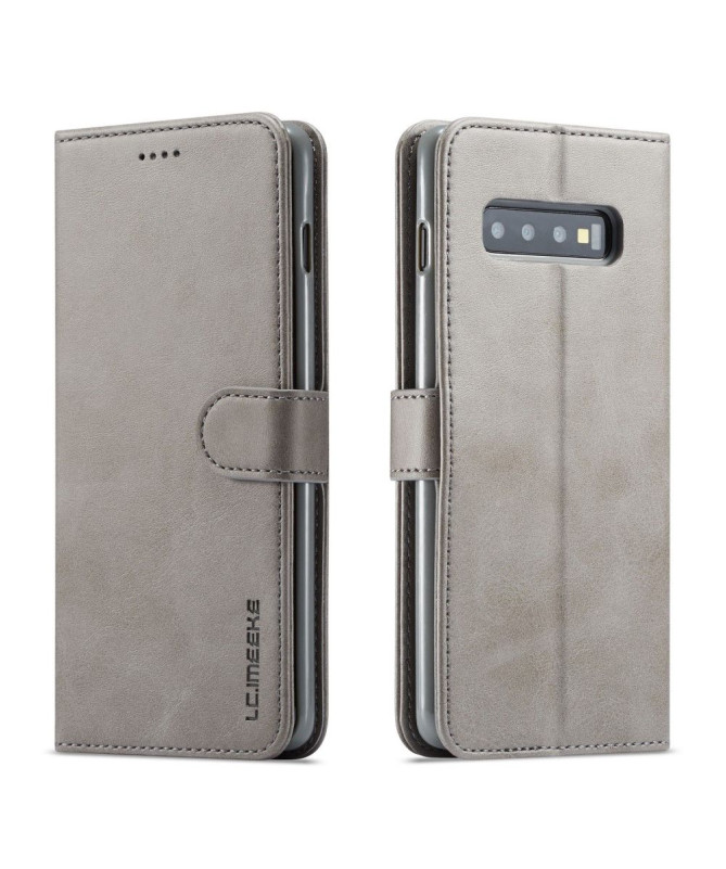 Samsung Galaxy S10 Plus - Etui en cuir style portefeuille