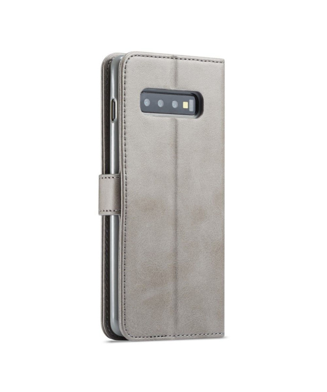 Samsung Galaxy S10 Plus - Etui en cuir style portefeuille