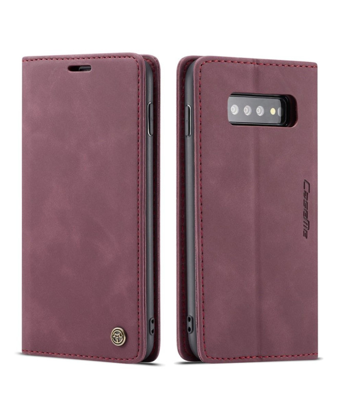 Samsung Galaxy S10 Plus - Etui imitation cuir premium