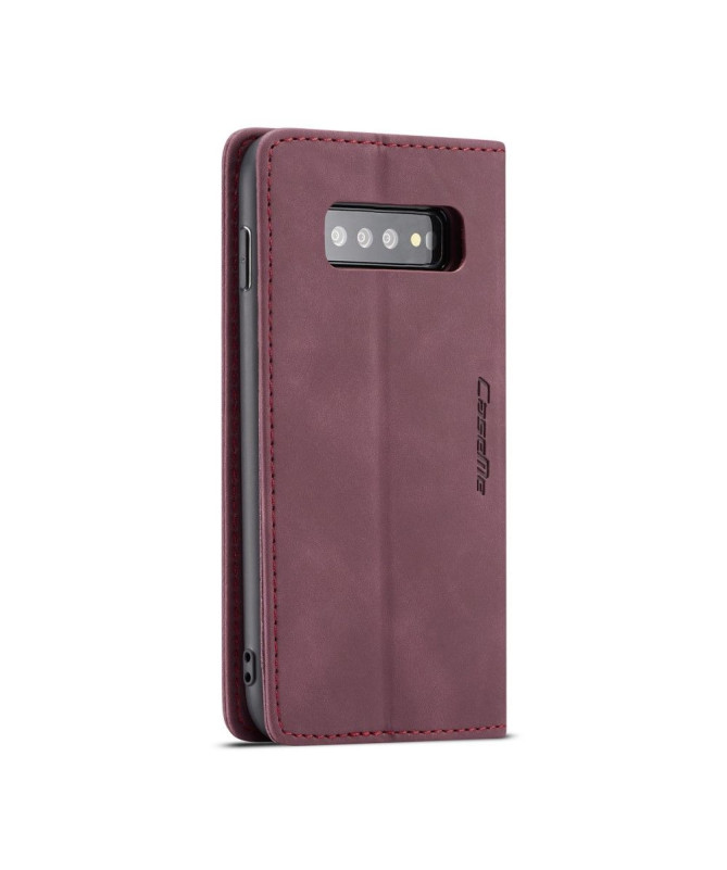 Samsung Galaxy S10 Plus - Etui imitation cuir premium