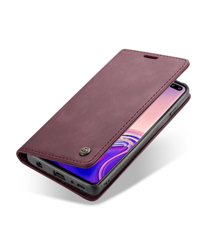 Samsung Galaxy S10 Plus - Etui imitation cuir premium