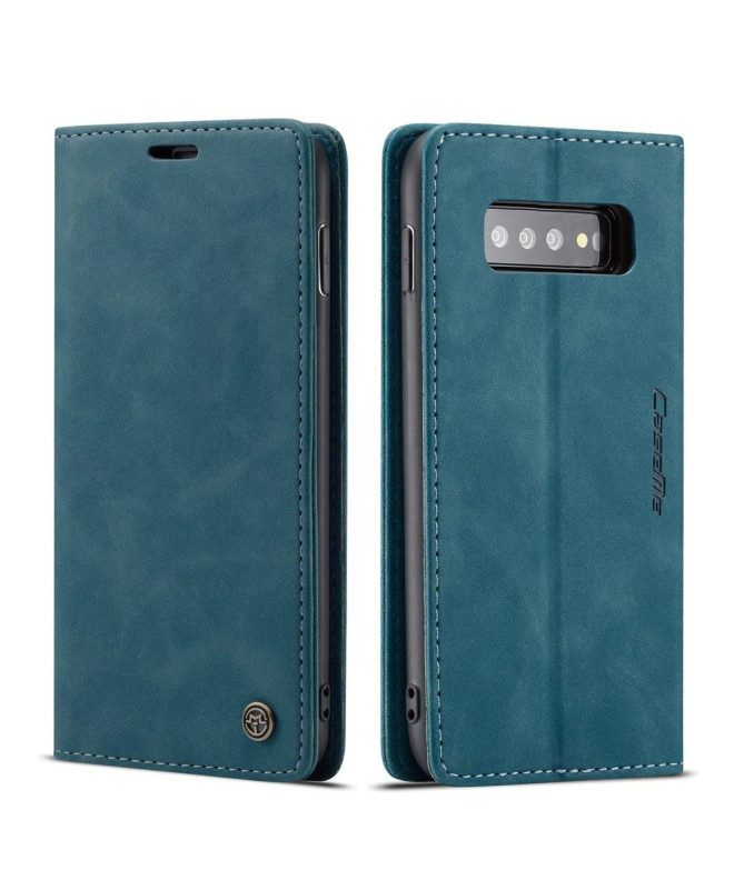 Samsung Galaxy S10 Plus - Etui imitation cuir premium