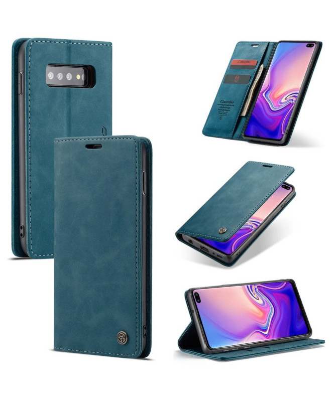 Samsung Galaxy S10 Plus - Etui imitation cuir premium