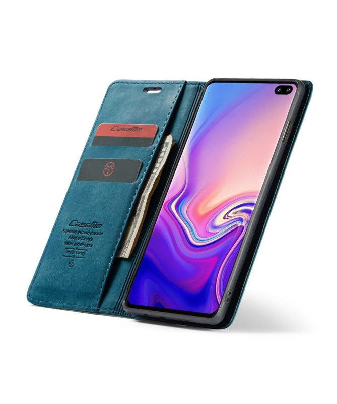 Samsung Galaxy S10 Plus - Etui imitation cuir premium