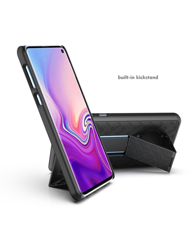 Samsung Galaxy S10e - Coque intégrale avec clip ceinture