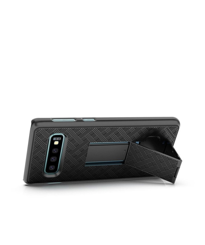 Samsung Galaxy S10 - Coque intégrale avec clip ceinture