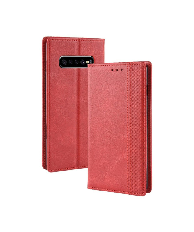 Samsung Galaxy S10 Plus - Étui style cuir Le Cirénius