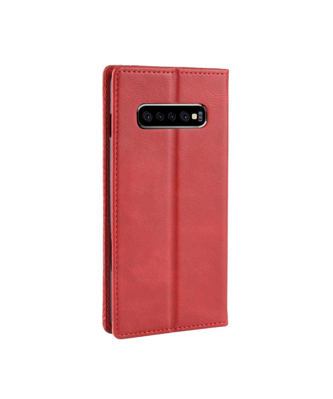 Samsung Galaxy S10 Plus - Étui style cuir Le Cirénius