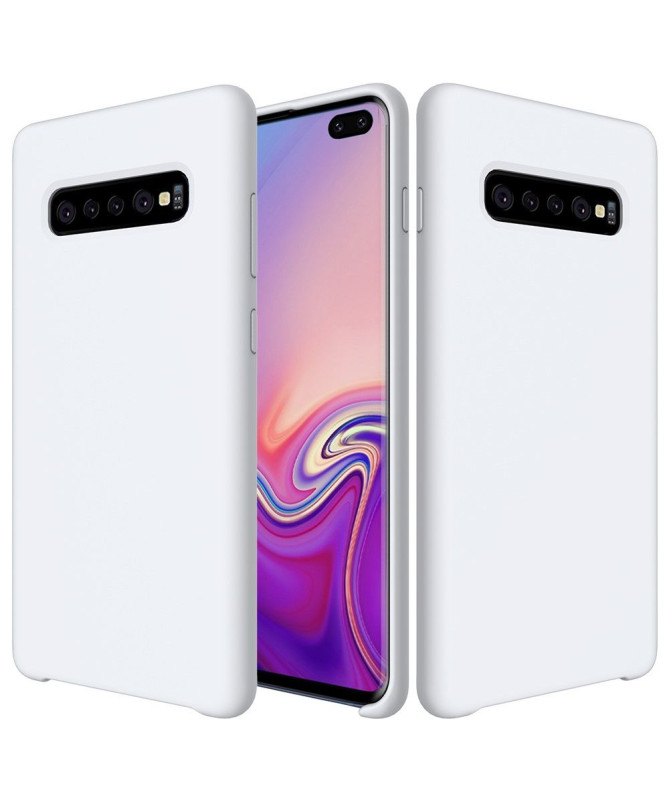 Samsung Galaxy S10 Plus - Coque silicone liquide