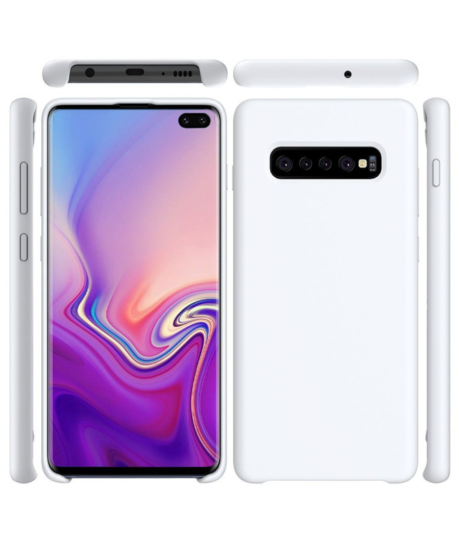 Samsung Galaxy S10 Plus - Coque silicone liquide