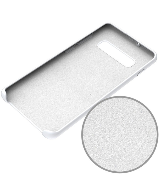 Samsung Galaxy S10 Plus - Coque silicone liquide