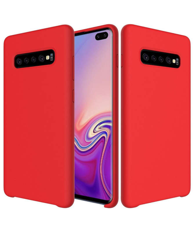 Samsung Galaxy S10 Plus - Coque silicone liquide
