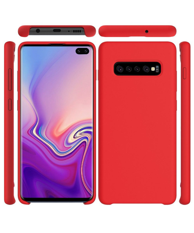 Samsung Galaxy S10 Plus - Coque silicone liquide