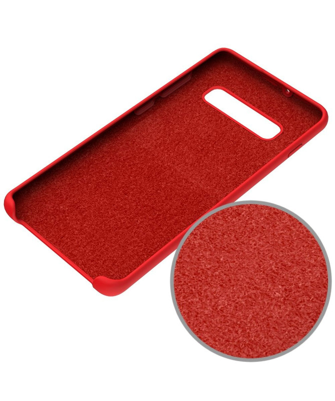 Samsung Galaxy S10 Plus - Coque silicone liquide