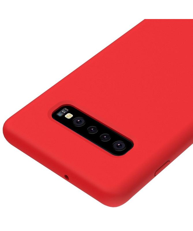 Samsung Galaxy S10 Plus - Coque silicone liquide