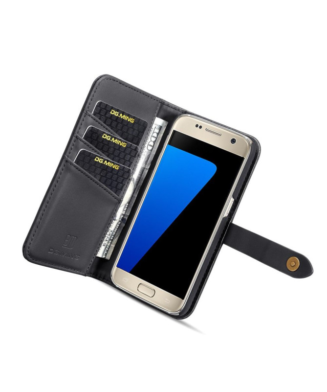 Samsung Galaxy S7 - Housse cuir 2-en-1 avec coque amovible