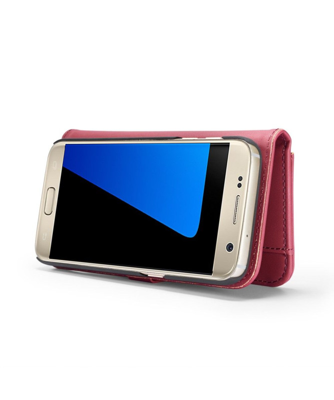 Samsung Galaxy S7 - Housse cuir 2-en-1 avec coque amovible