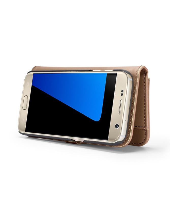 Samsung Galaxy S7 - Housse cuir 2-en-1 avec coque amovible