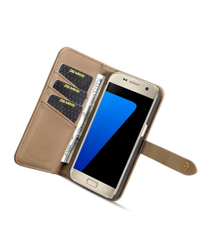 Samsung Galaxy S7 - Housse cuir 2-en-1 avec coque amovible