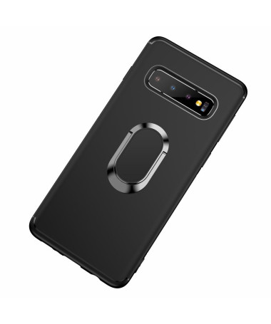 Samsung Galaxy S10 - Coque effet mat avec support magnétique