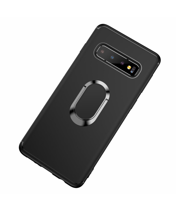 Samsung Galaxy S10 - Coque effet mat avec support magnétique