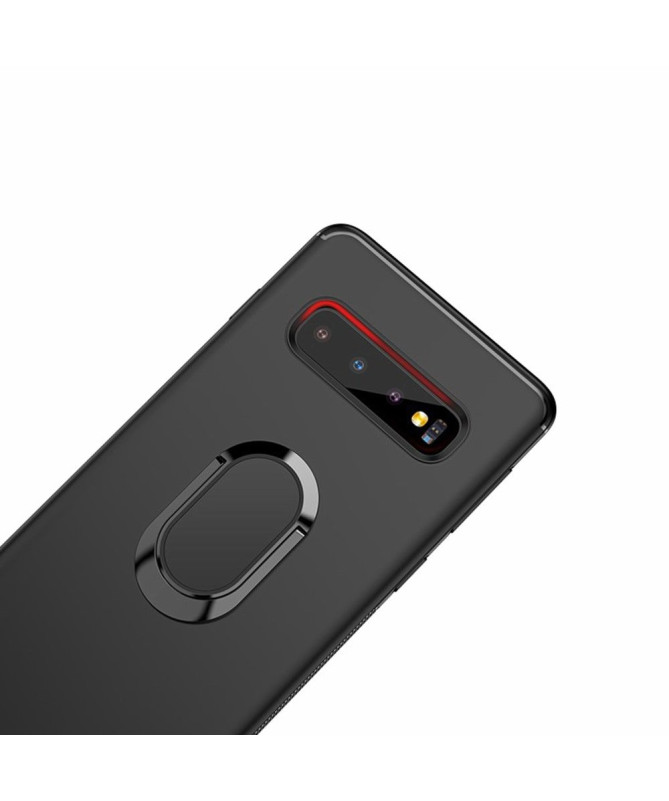 Samsung Galaxy S10 - Coque effet mat avec support magnétique