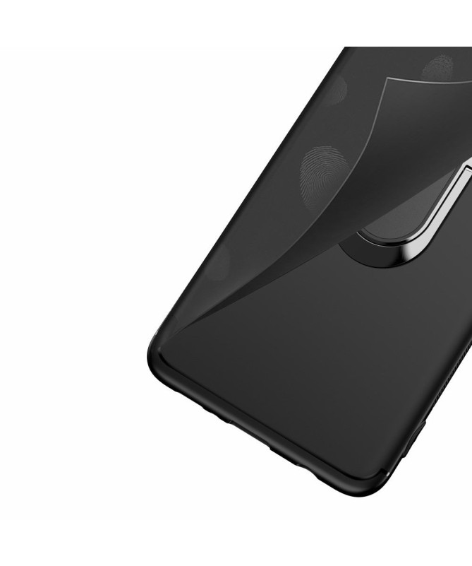 Samsung Galaxy S10 - Coque effet mat avec support magnétique