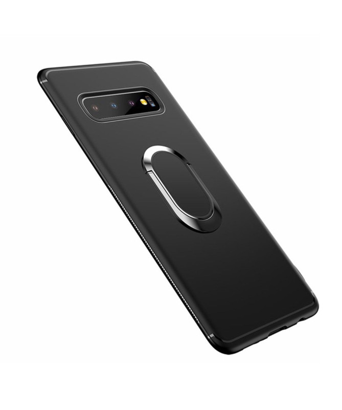 Samsung Galaxy S10 - Coque effet mat avec support magnétique