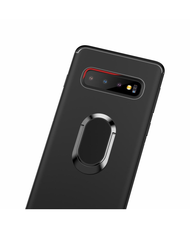 Samsung Galaxy S10 - Coque effet mat avec support magnétique