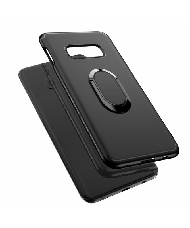 Samsung Galaxy S10 - Coque effet mat avec support magnétique